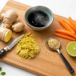 Gingembre cuisine : frais râpé et poudre, dosage et moment d’ajout