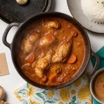 Mafé recette au poulet, sauce d’arachide nappante