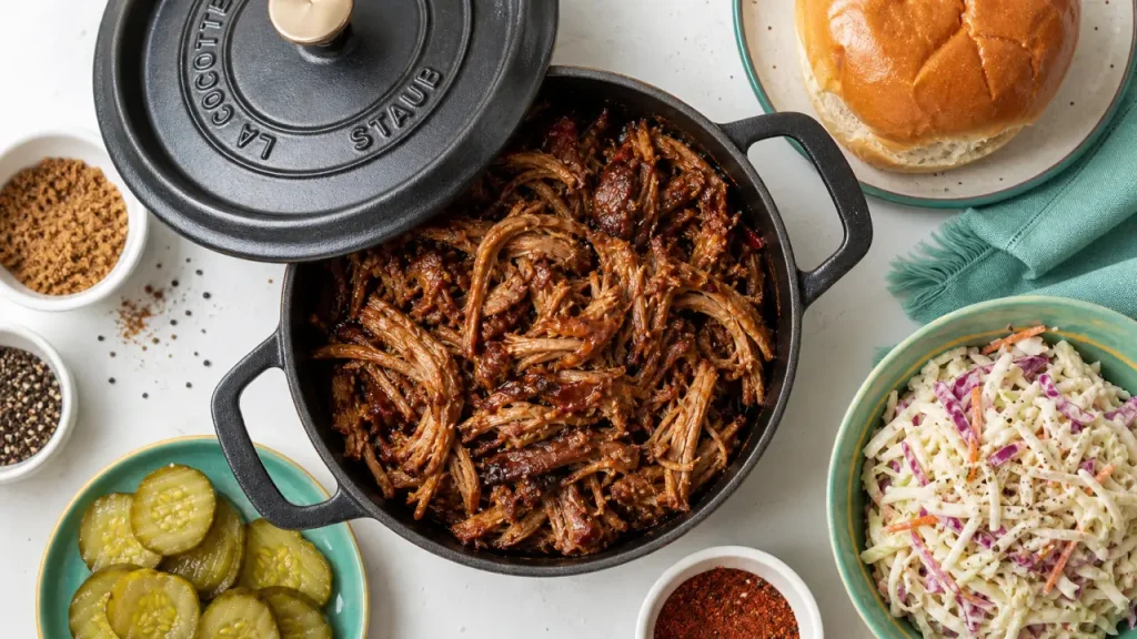Pulled pork au four : 110°C, épaule fondante et effilochage sans stress