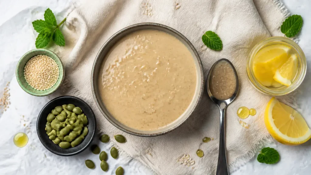 Sauce graines : la base rapide qui relève légumes, bols et grillades