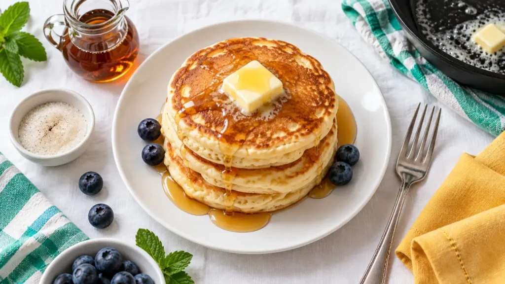 Recette fluffy pancakes : les blancs en neige et la cuisson douce font toute la différence