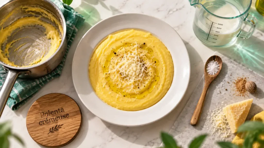Polenta crémeuse : 3 astuces pour une texture onctueuse inratable en 10 minutes