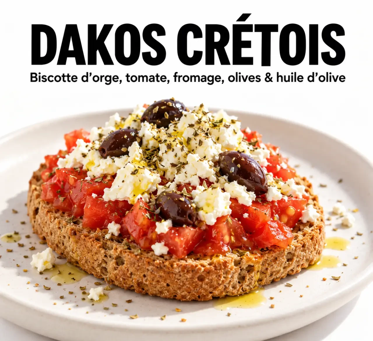 La cuisine crétoise 265 recettes : dakos aux tomates, fromage, olives et origan