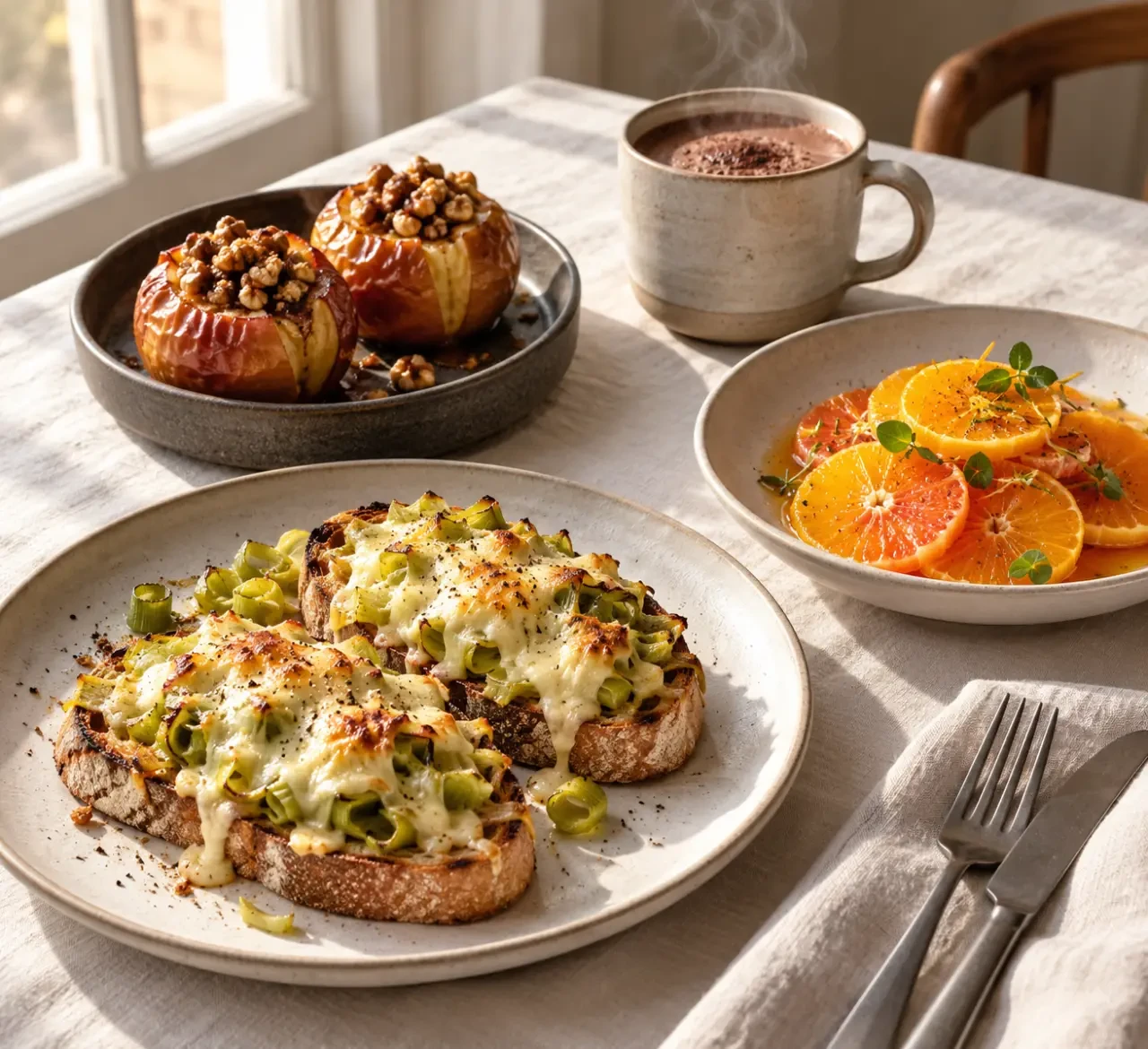 Idées recettes hiver pour brunch et dessert chaud