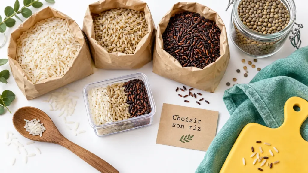 Le meilleur riz dépend de votre santé, de votre recette et de votre mode de cuisson
